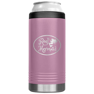 Reel Mermaid Skinny Can Cooler