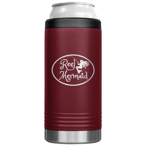 Reel Mermaid Skinny Can Cooler