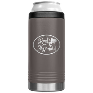 Reel Mermaid Skinny Can Cooler