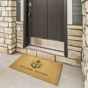 Welcome Aboard Outdoor Mat