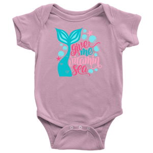 Give Me Some Vitamin Sea!  Baby Onsie - Island Mermaid Tribe