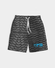 Load image into Gallery viewer, Fin Stalkers Fish Scale Grey Boys Swim Trunk
