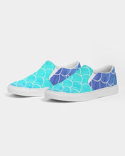 Load image into Gallery viewer, Ombre Blues Women&#39;s Slip-On Canvas Shoe