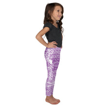 Load image into Gallery viewer, Purple Youth Reel Mermaid Leggings