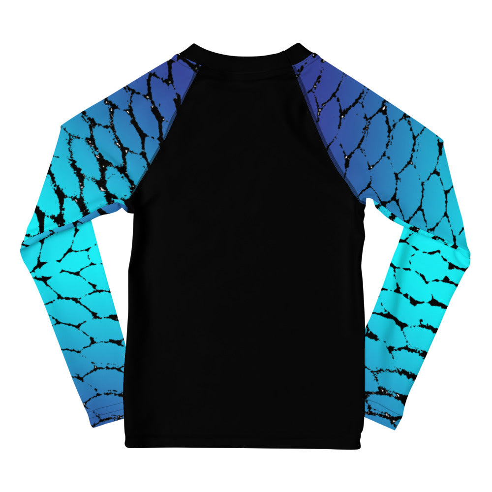 Fin Stalkers Fish Scale Toddler Rash Guard – Reel Mermaid