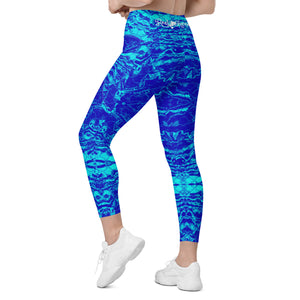 Royal Mermaflage High-Waisted Leggings with pockets