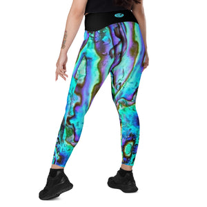 Abalone Print Leggings with pockets