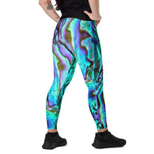 Load image into Gallery viewer, Abalone Print Leggings with pockets