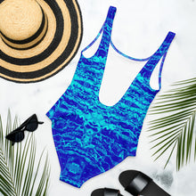 Load image into Gallery viewer, Royal Mermaflage One-Piece Swimsuit