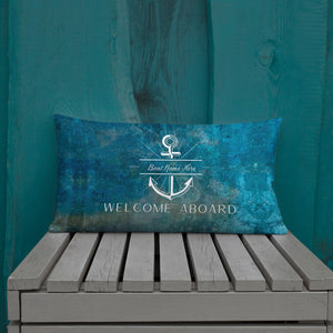 Personalized Nautical Anchor Premium Pillow
