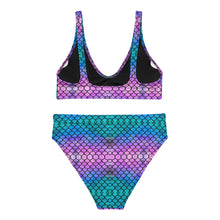 Load image into Gallery viewer, Cotton Candy Mermaid Recycled high-waisted bikini