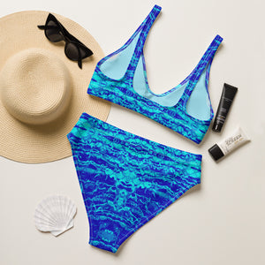 Royal Mermaflage Recycled high-waisted bikini XS - 3XL