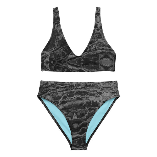 Grey Mermaflage Recycled high-waisted bikini XS - 3XL