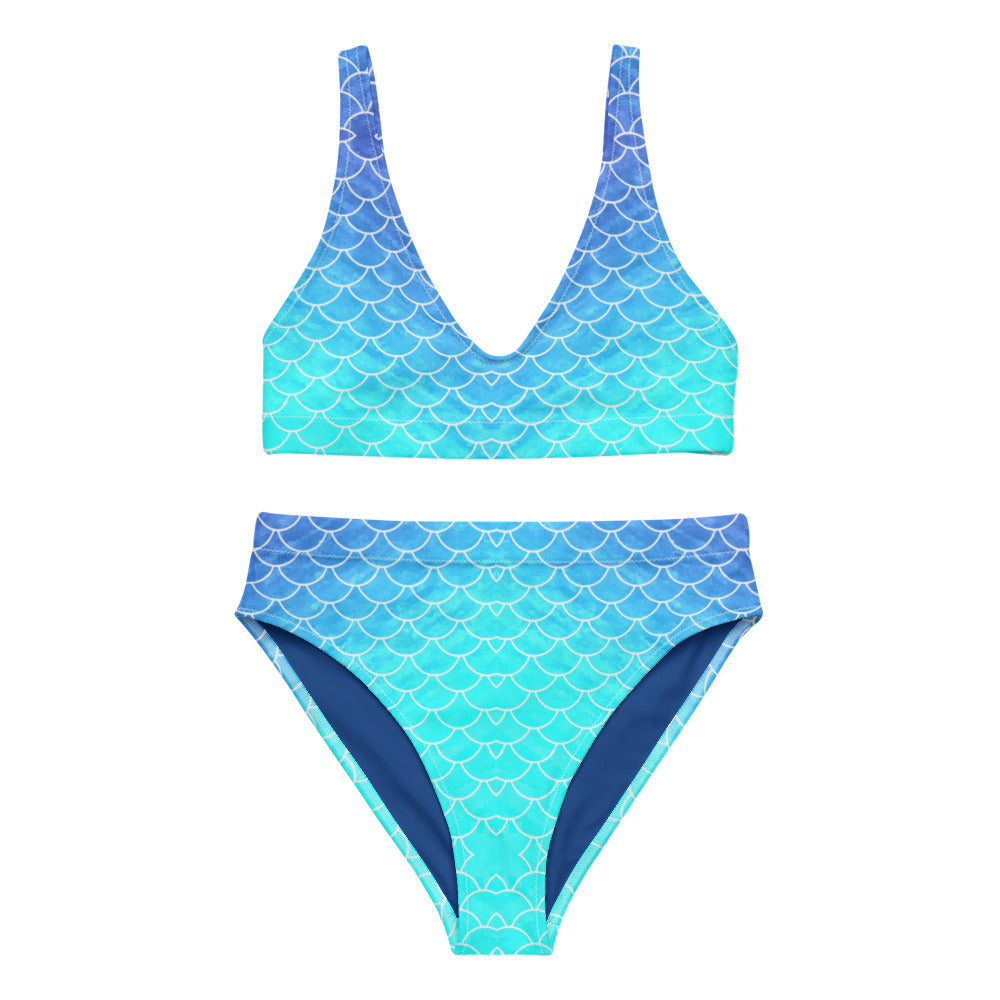 Ombre Blues Recycled high-waisted bikini XS - 3XL