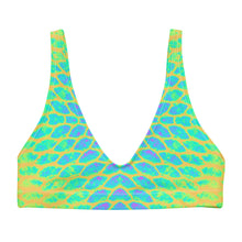 Load image into Gallery viewer, Yellow Tail Recycled padded bikini top only
