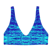 Load image into Gallery viewer, Royal Mermaflage Recyled padded bikini top