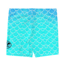 Load image into Gallery viewer, Ombre Blues Mermaid Shorties