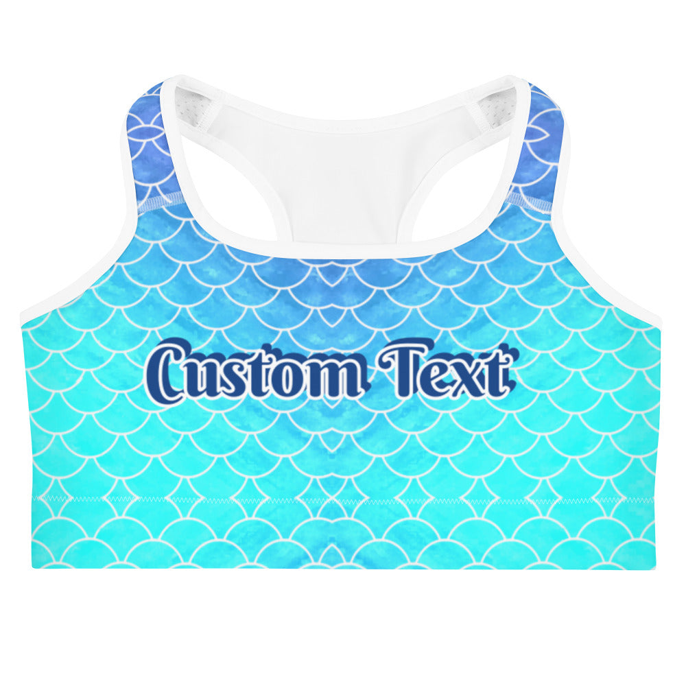Custom Text Sports bra