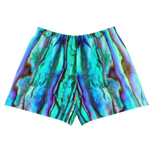 Abalone Print Women's Athletic Shorts
