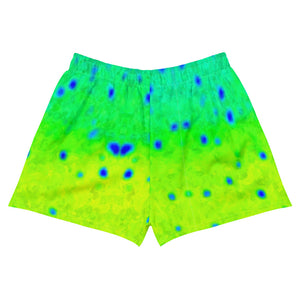 Mahi Print Women's Athletic Shorts