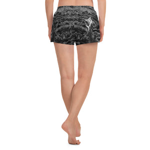 Grey Mermaflage Women's Athletic Shorts