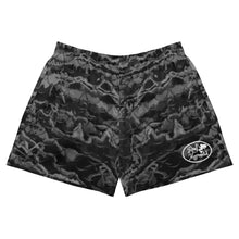 Load image into Gallery viewer, Grey Mermaflage Women&#39;s Athletic Shorts