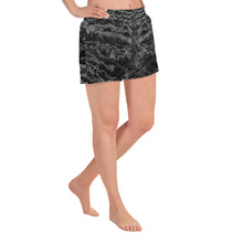 Load image into Gallery viewer, Grey Mermaflage Women&#39;s Athletic Shorts