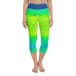 Mahi Print Yoga Capri Leggings