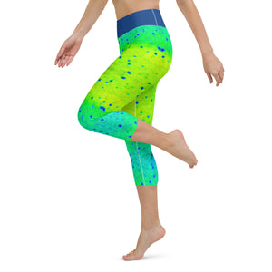 Mahi Print Yoga Capri Leggings
