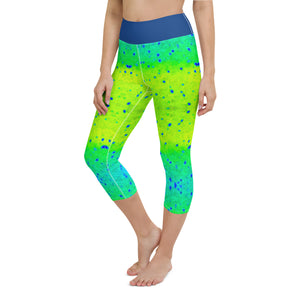 Mahi Print Yoga Capri Leggings