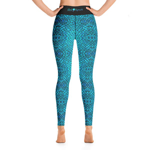 Mermaid Teals Yoga Leggings