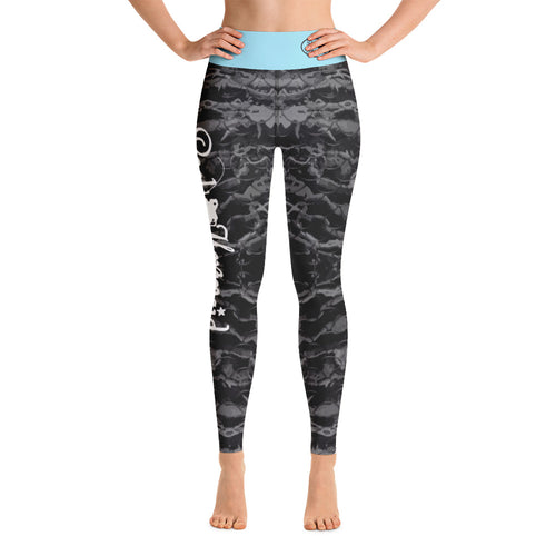 Grey Mermaflage Yoga Leggings