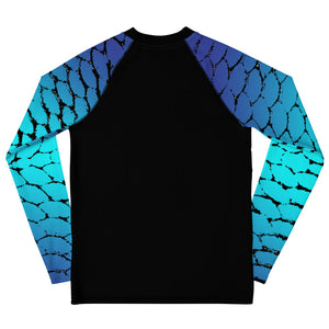 Fin Stalkers Fish Scale Youth Rash Guard