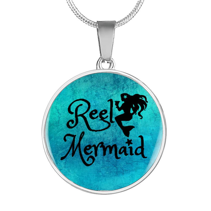 Reel Mermaid Bracelet or Pendant that can be engraved!