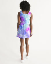 Load image into Gallery viewer, Tie Dye Women&#39;s Scoop Neck Skater Dress