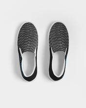 Load image into Gallery viewer, Fin Stalker Fish Scale Grey Men&#39;s Slip-On Canvas Shoe