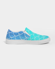 Load image into Gallery viewer, Ombre Blues Women&#39;s Slip-On Canvas Shoe