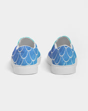Load image into Gallery viewer, Ombre Blues Women&#39;s Slip-On Canvas Shoe