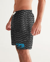 Load image into Gallery viewer, Fin Stalkers Fish Scale Grey Men&#39;s Swim Trunk