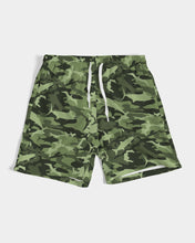 Load image into Gallery viewer, Green Saltwater Camo Men&#39;s Swim Trunk