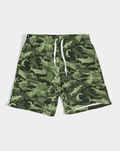 Green Saltwater Camo Men's Swim Trunk
