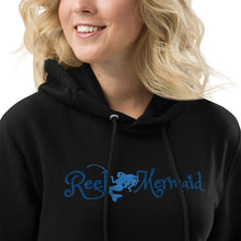 Load image into Gallery viewer, Embroidered Reel Mermaid Hoodie dress