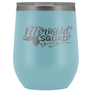Mermaid Squad Wine Tumbler