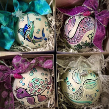 Load image into Gallery viewer, Hand painted Ornament - Island Mermaid Tribe