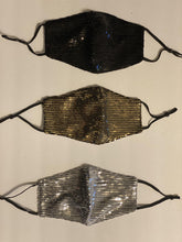 Load image into Gallery viewer, Sequins Mask with Pocket for Filter and adjustable straps - Island Mermaid Tribe