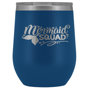 Mermaid Squad Wine Tumbler