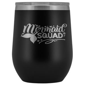 Mermaid Squad Wine Tumbler