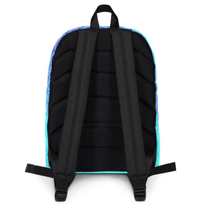 Ombre Blues Reel Mermaid Backpack