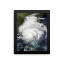 Load image into Gallery viewer, Framed Hurricane Matthew poster - Island Mermaid Tribe