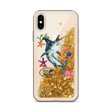 Load image into Gallery viewer, Marlin Reel Mermaid Liquid Glitter Phone Case